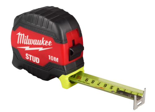 Milwaukee Taśma miernica 10 m STUD 1.png