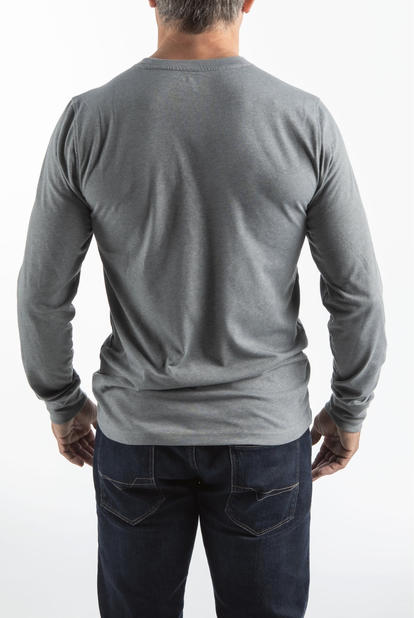 Milwaukee t-shirt długi rękaw szar 2.png